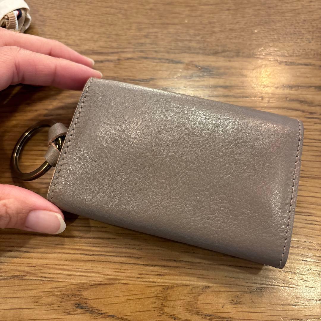 新品 未使用 保存袋付き イルビゾンテ キーケース ミニウォレット お財布 革