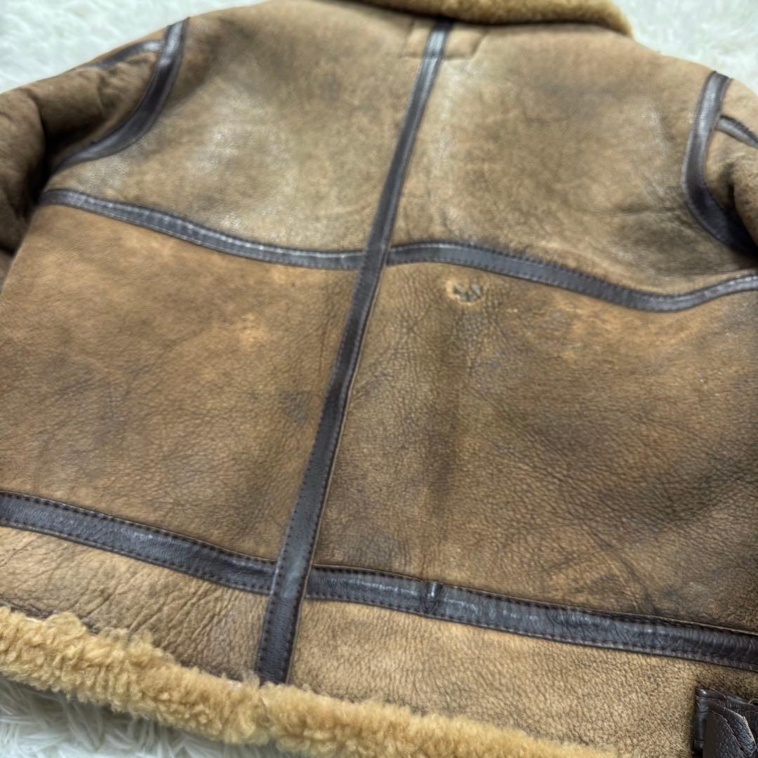 ☆schott USA製 ムートン フライトジャケット B-3 B3 ボア 42 - メルカリ