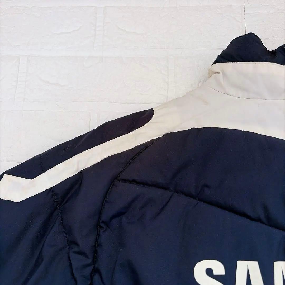 アンブロ　チェルシーFC 中綿　ジャケット　アウター　ベンチコート　ネイビー　L