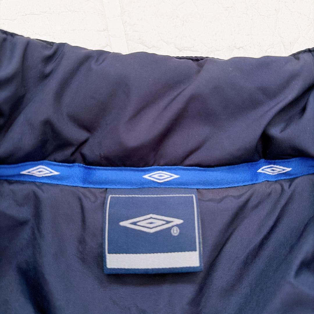 アンブロ　チェルシーFC 中綿　ジャケット　アウター　ベンチコート　ネイビー　L