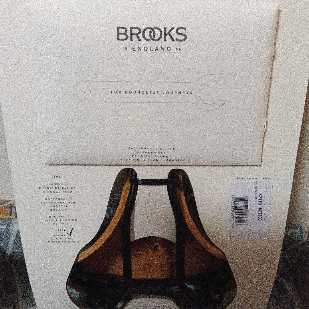 BROOKS B17 レザーサドル HONEY