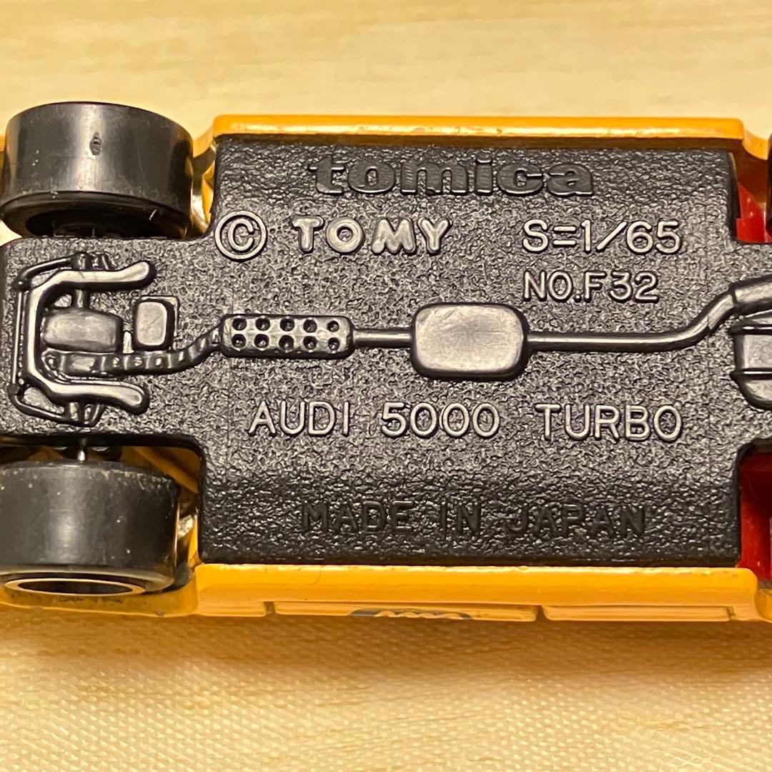 トミカ アウディ 5000 ターボ タクシー 666 No.F32 1/65 - メルカリ