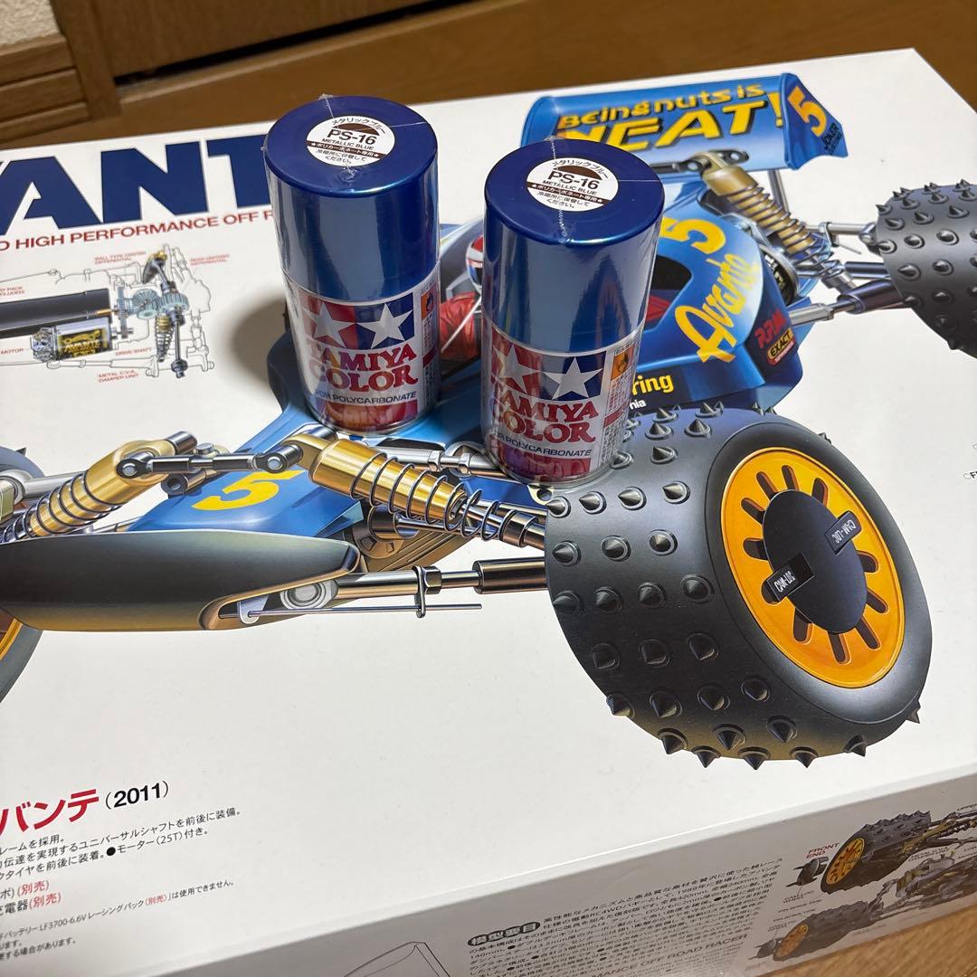 Tamiya Avante 2011 1/10 RCカー　完成ボディ　未使用付き