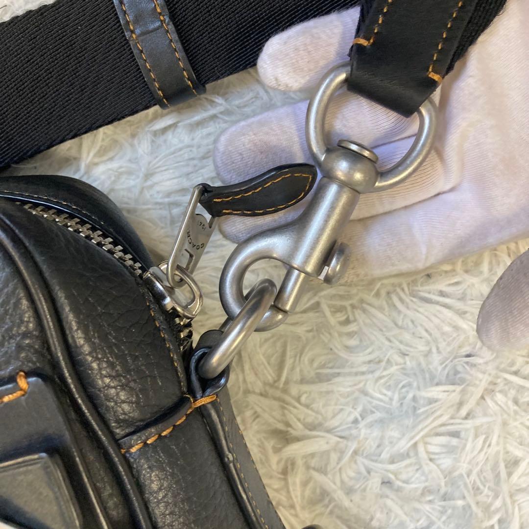 極美品 COACH DYLAN ディラン グラブタンレザー クロスボディ 黒