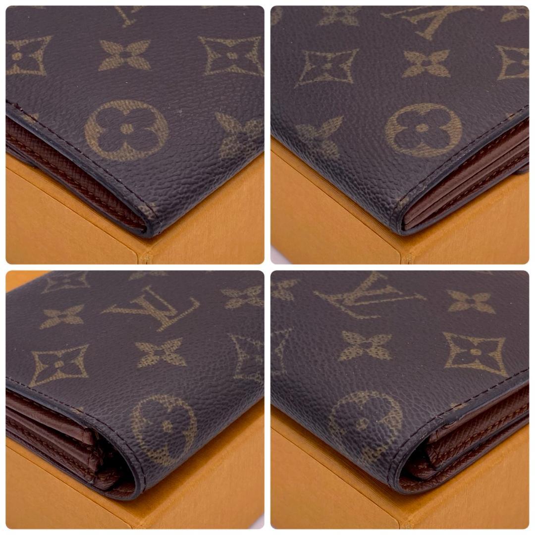 ルイヴィトン モノグラム ポルトフォイユ サラ 長財布 二つ折り ブラウン