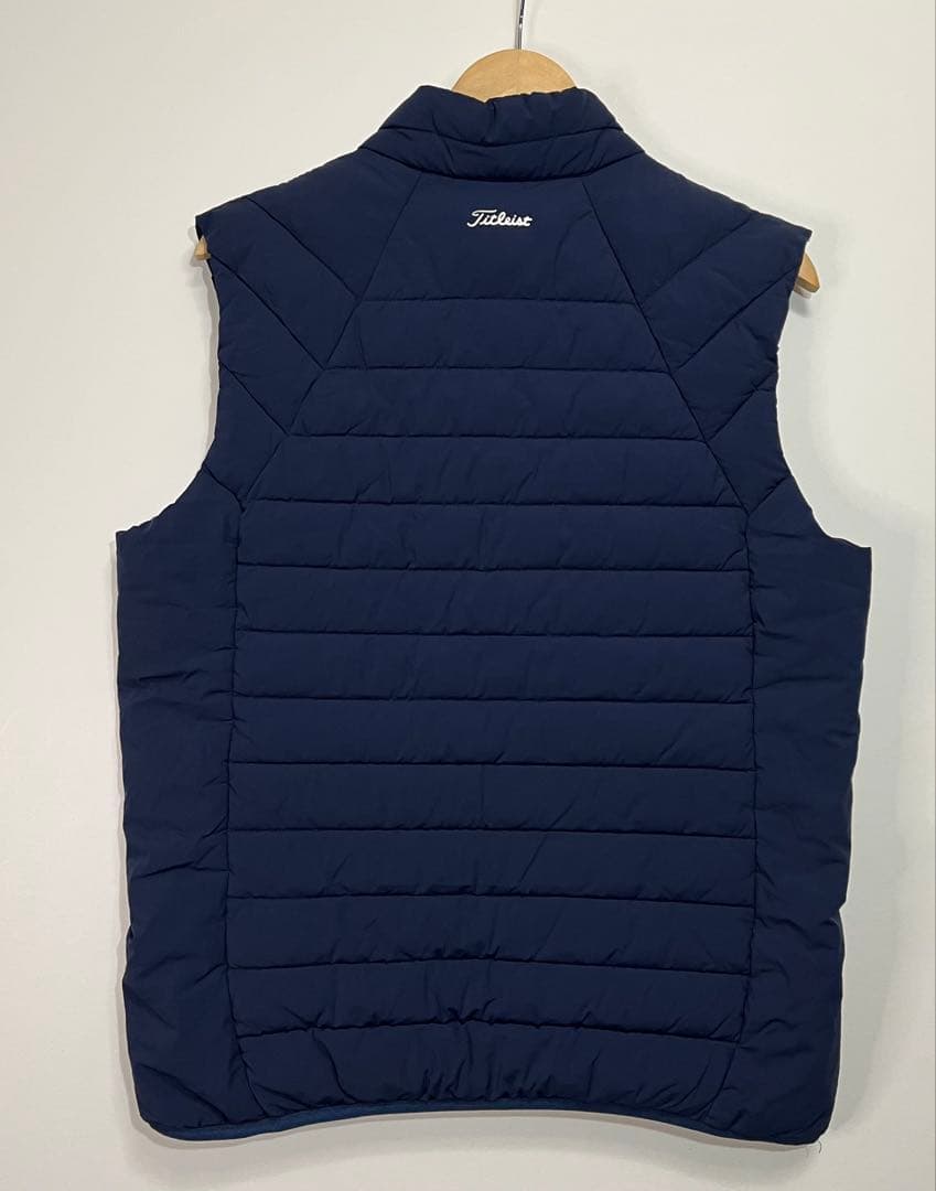 Titleist(タイトリスト) 中綿 ダウンベスト ネイビー LLサイズ