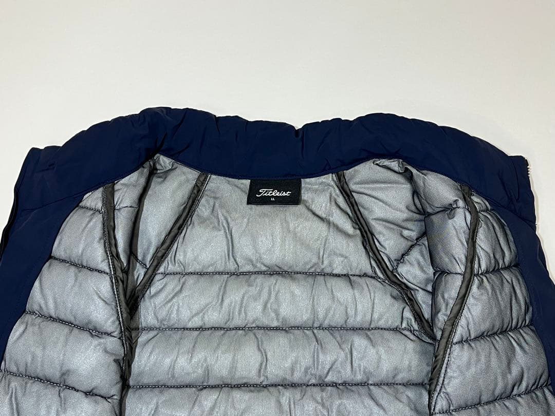 Titleist(タイトリスト) 中綿 ダウンベスト ネイビー LLサイズ