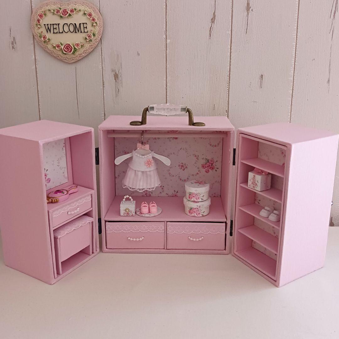 ＊kyo＊ハンドメイド＊ドール用 ワードローブ＊クローゼット＊ドレッサー