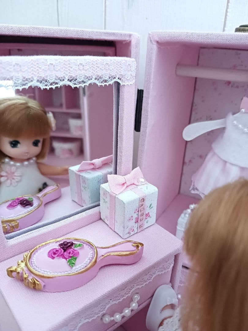 ＊kyo＊ハンドメイド＊ドール用 ワードローブ＊クローゼット＊ドレッサー