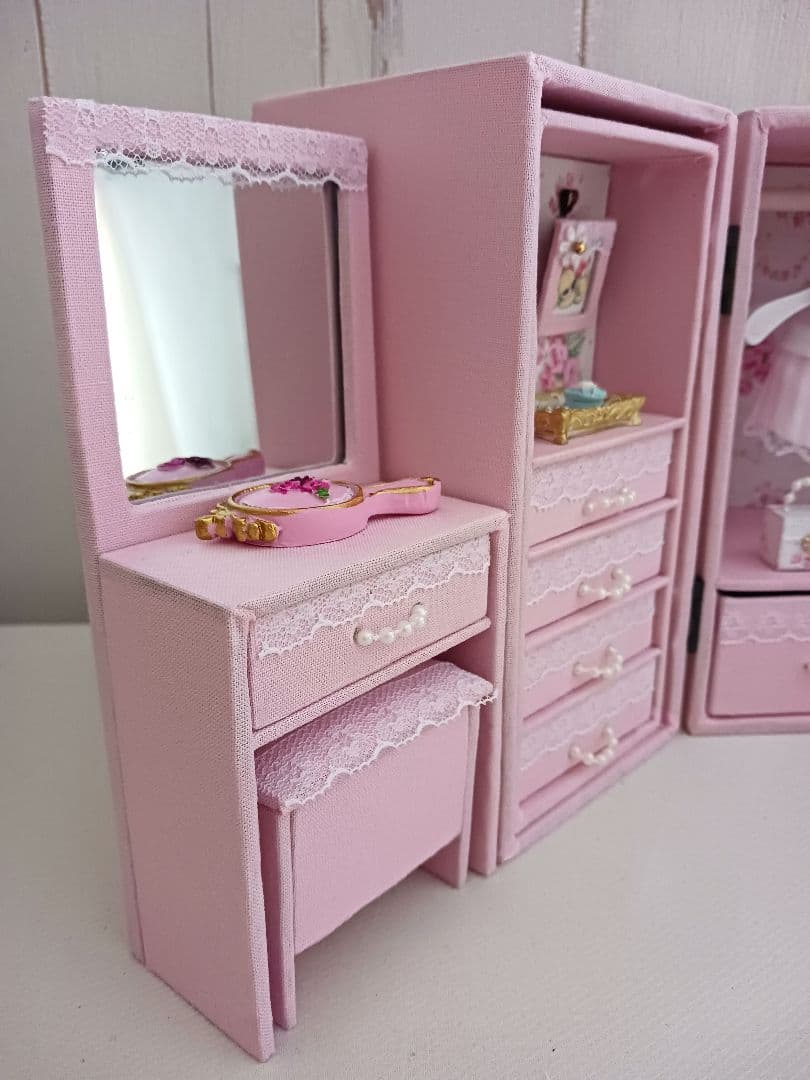 ＊kyo＊ハンドメイド＊ドール用 ワードローブ＊クローゼット＊ドレッサー