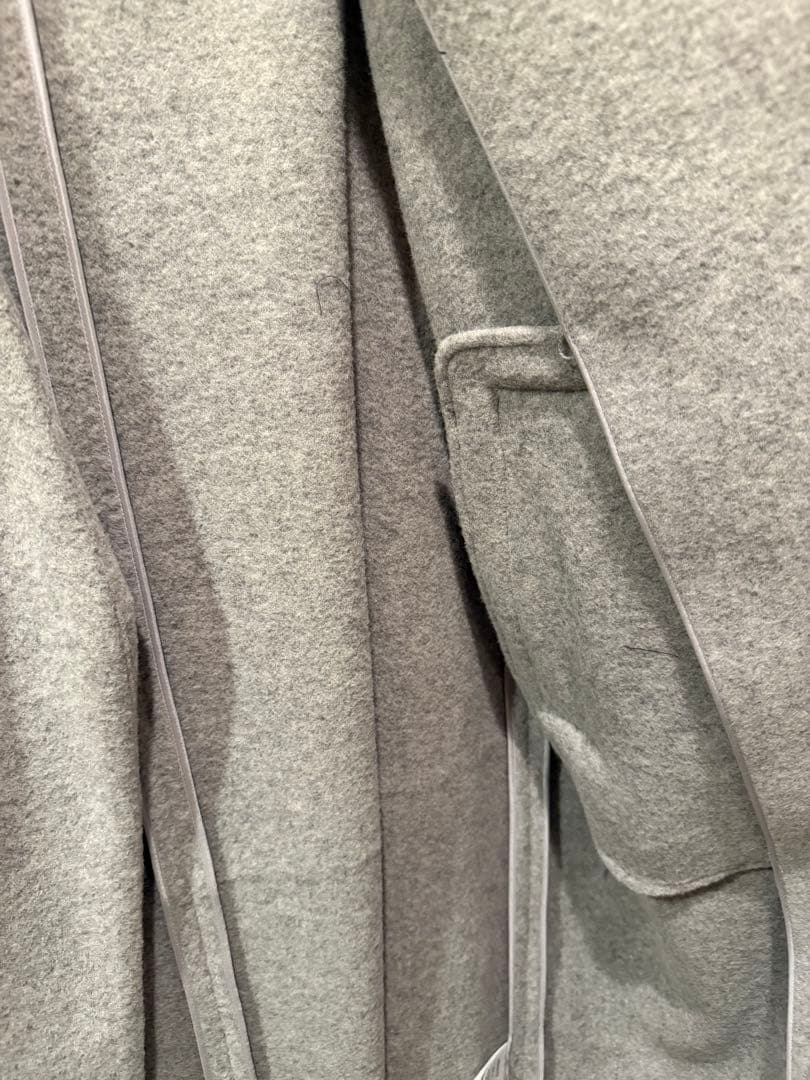 【〜1/4まで】限定値下＊新品未使用 JULYNINE ノーカラーコート　グレー