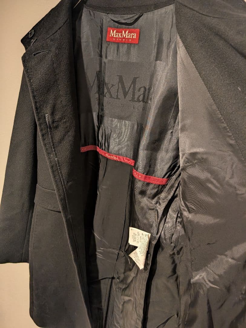美品✨MaxMara 高級 ロングコート AGNESE ウールコート 42サイズ