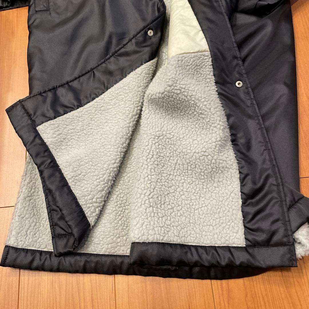 adidas フード付き ベンチコート 黒　ロング 1995年購入 ビンテージ