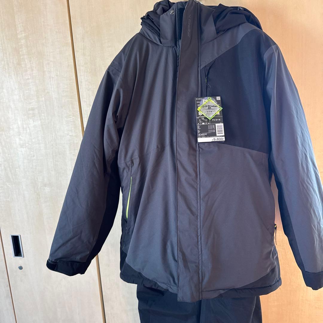 【新品】エックスシェルター 断熱 イージスプレミアム防水防寒スーツ LL上下