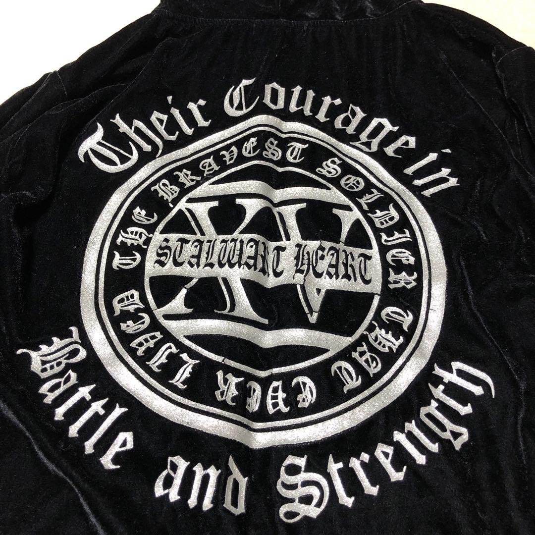 フェアリーグランジy2k ベロアジャージ　 英字刺繍　セットアップ　LL