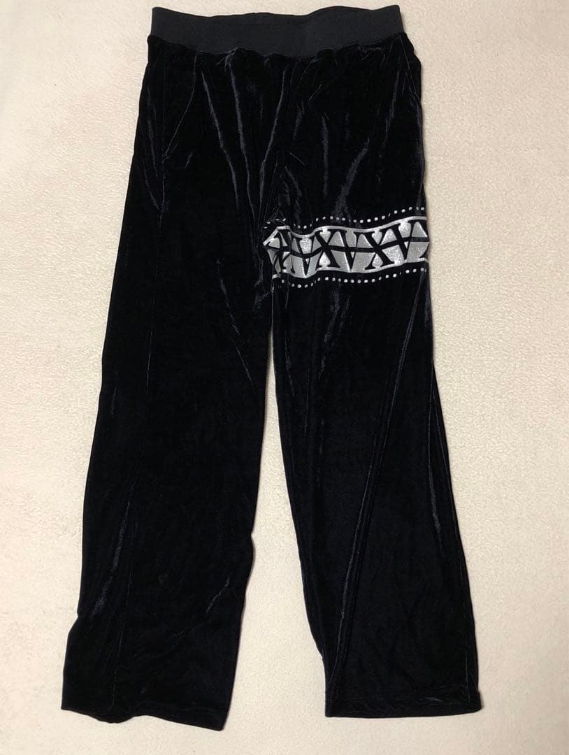 フェアリーグランジy2k ベロアジャージ　 英字刺繍　セットアップ　LL