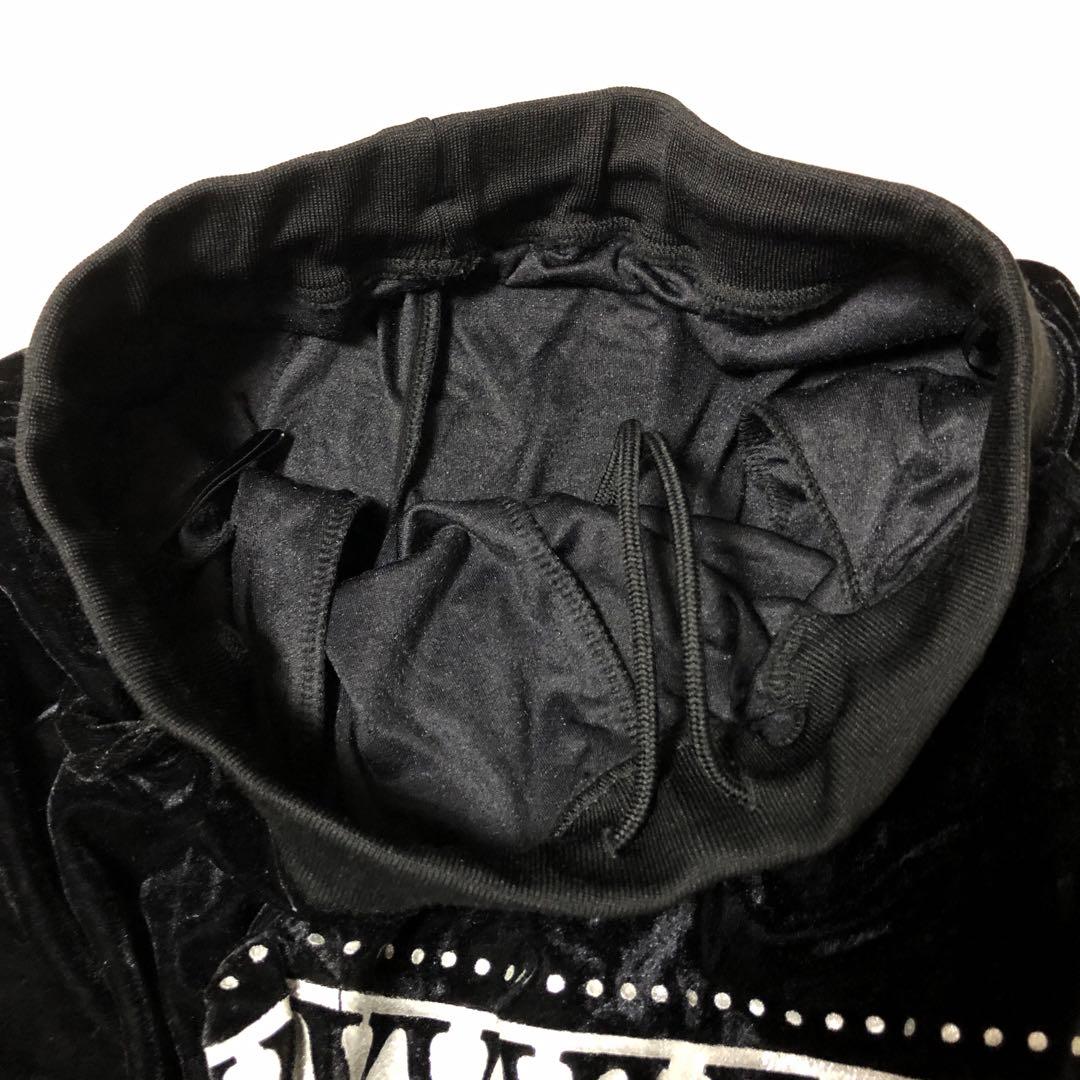 フェアリーグランジy2k ベロアジャージ　 英字刺繍　セットアップ　LL