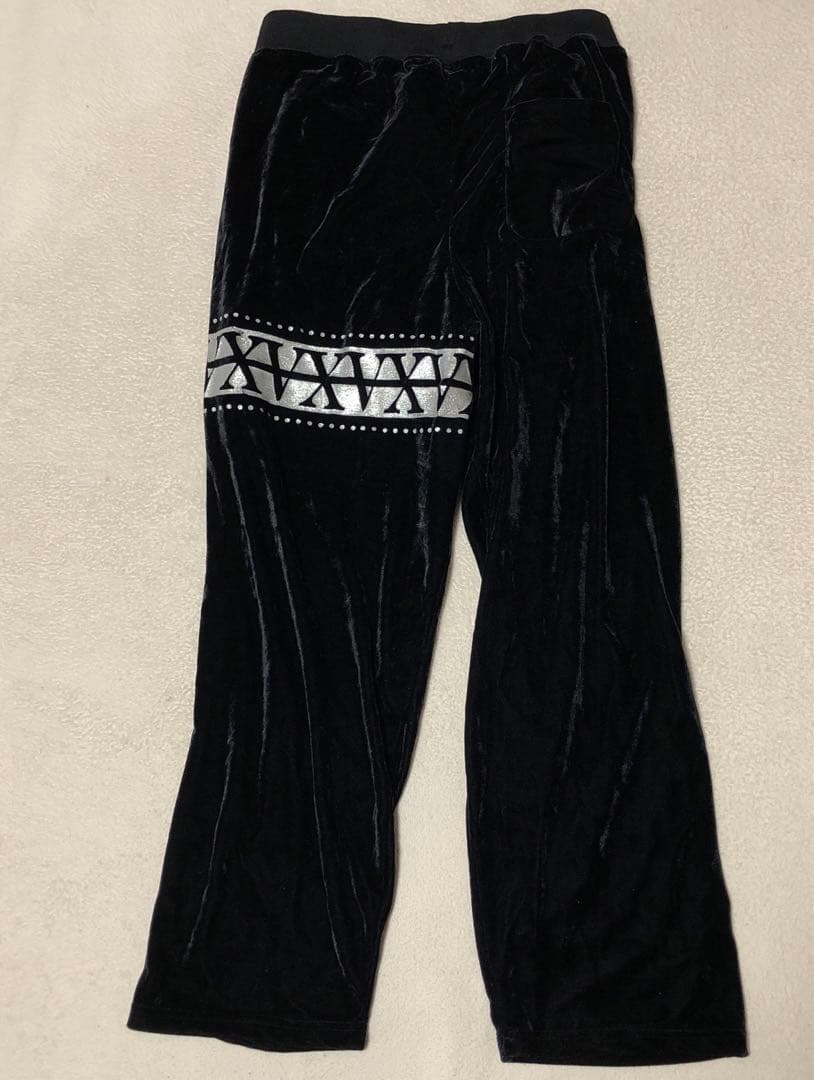 フェアリーグランジy2k ベロアジャージ　 英字刺繍　セットアップ　LL