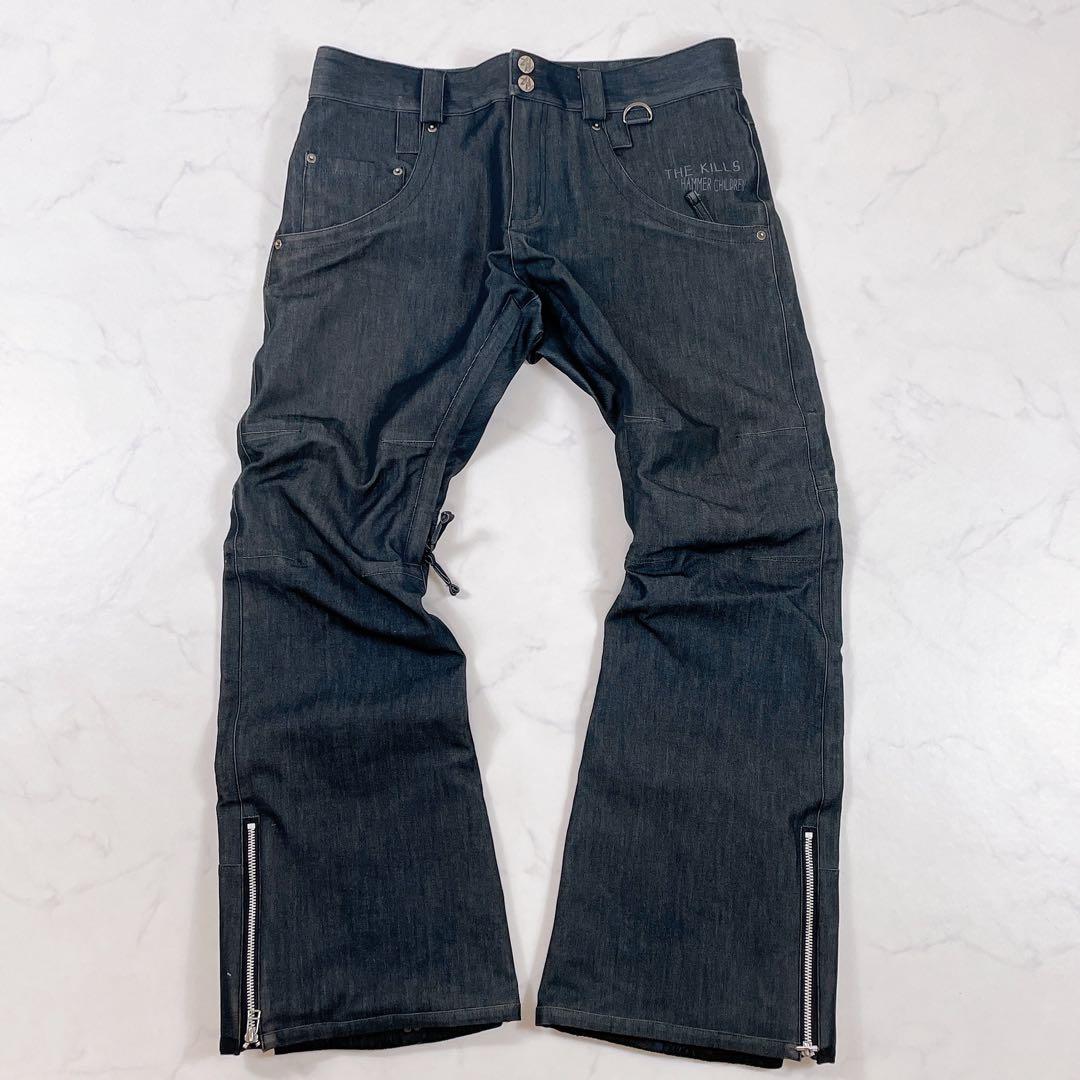 AA HARDWEAR DEAD KANSAS デニム調スノーウェア上下セット