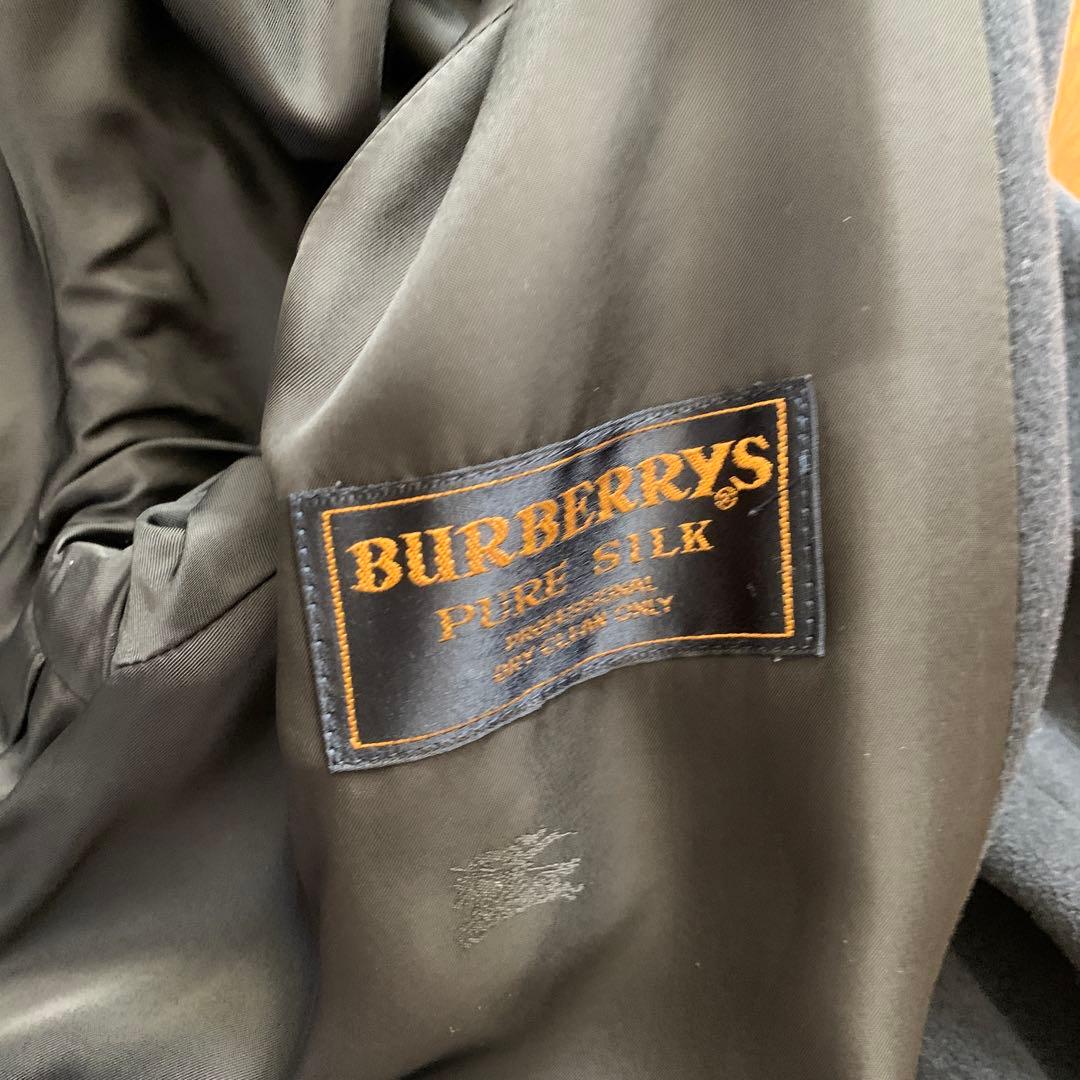 バーバリーロングコート　シルク100%