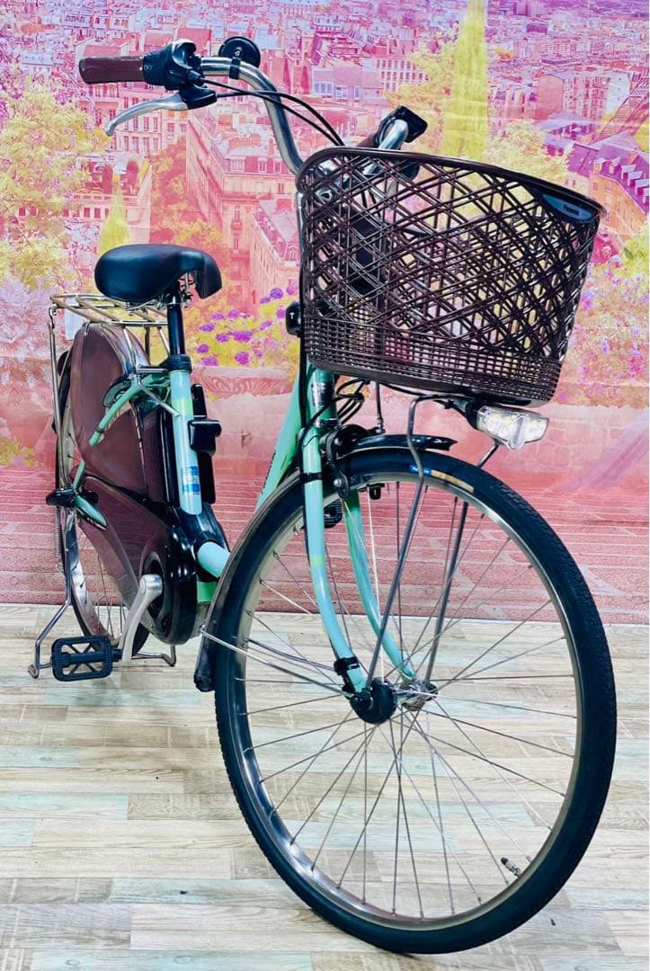 K2905 電動自転車パナソニック ママチャリ24インチ 8Ah 送料無料