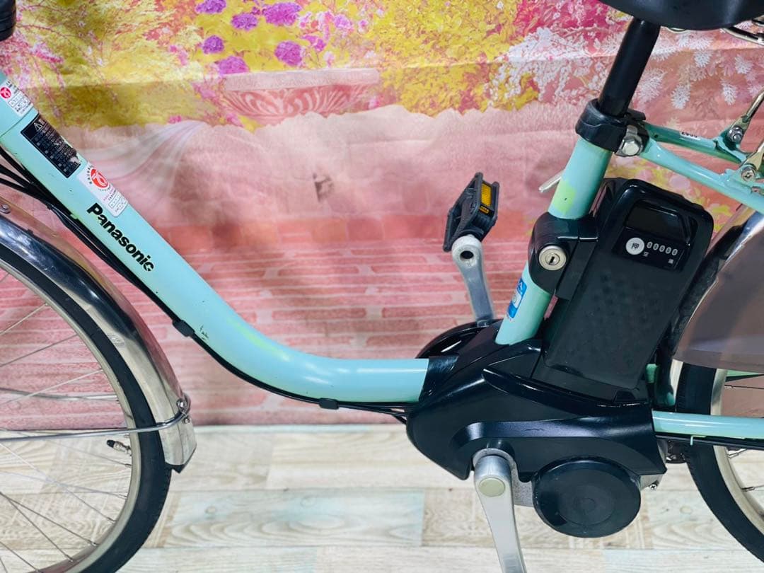 K2905 電動自転車パナソニック ママチャリ24インチ 8Ah 送料無料