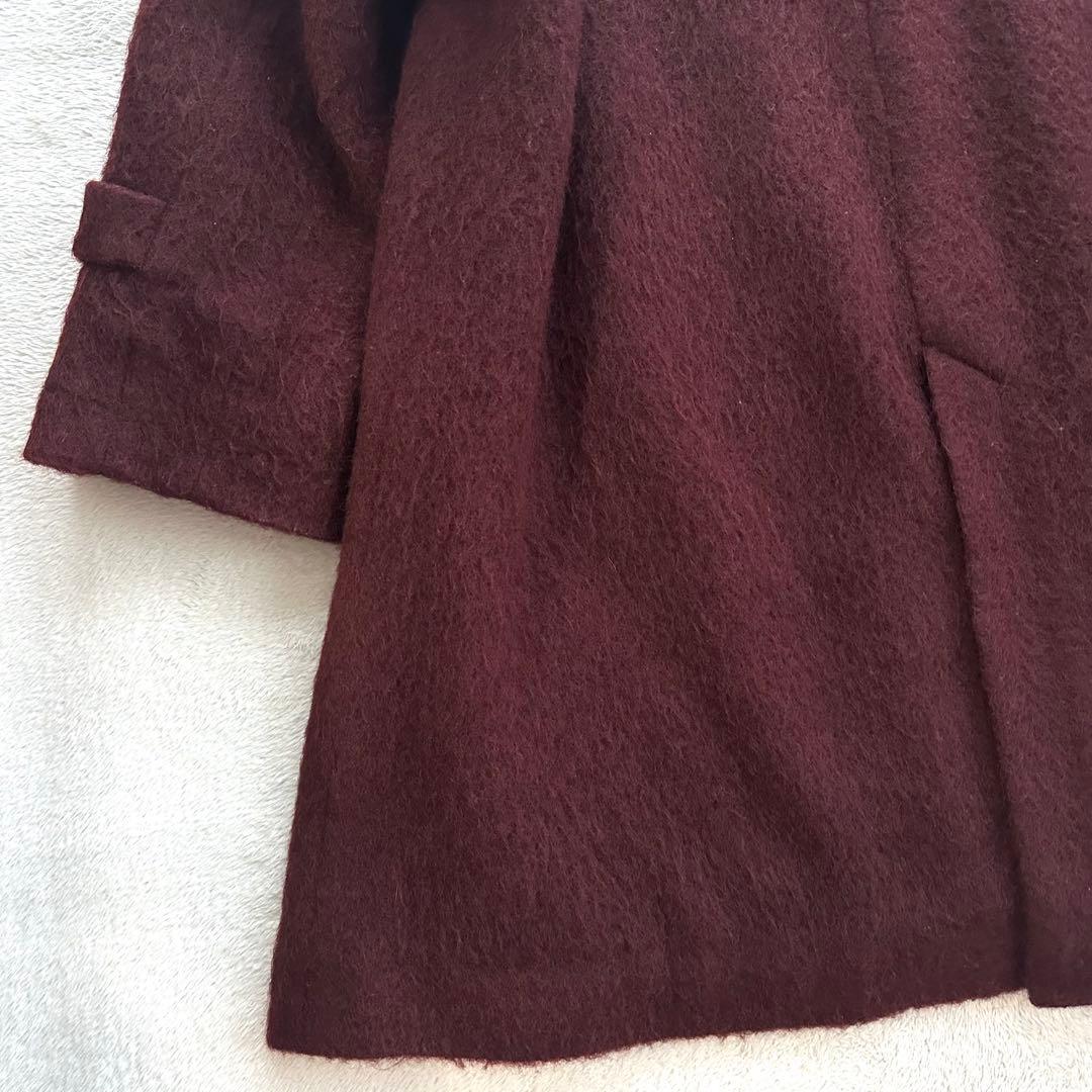little suzieリトルスージー　モヘアシャギーケープコート