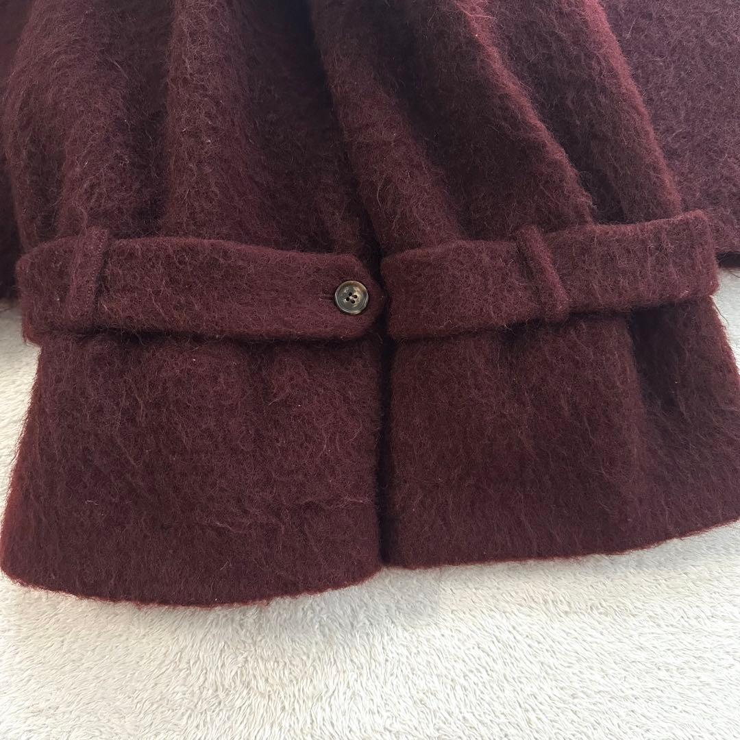 little suzieリトルスージー　モヘアシャギーケープコート