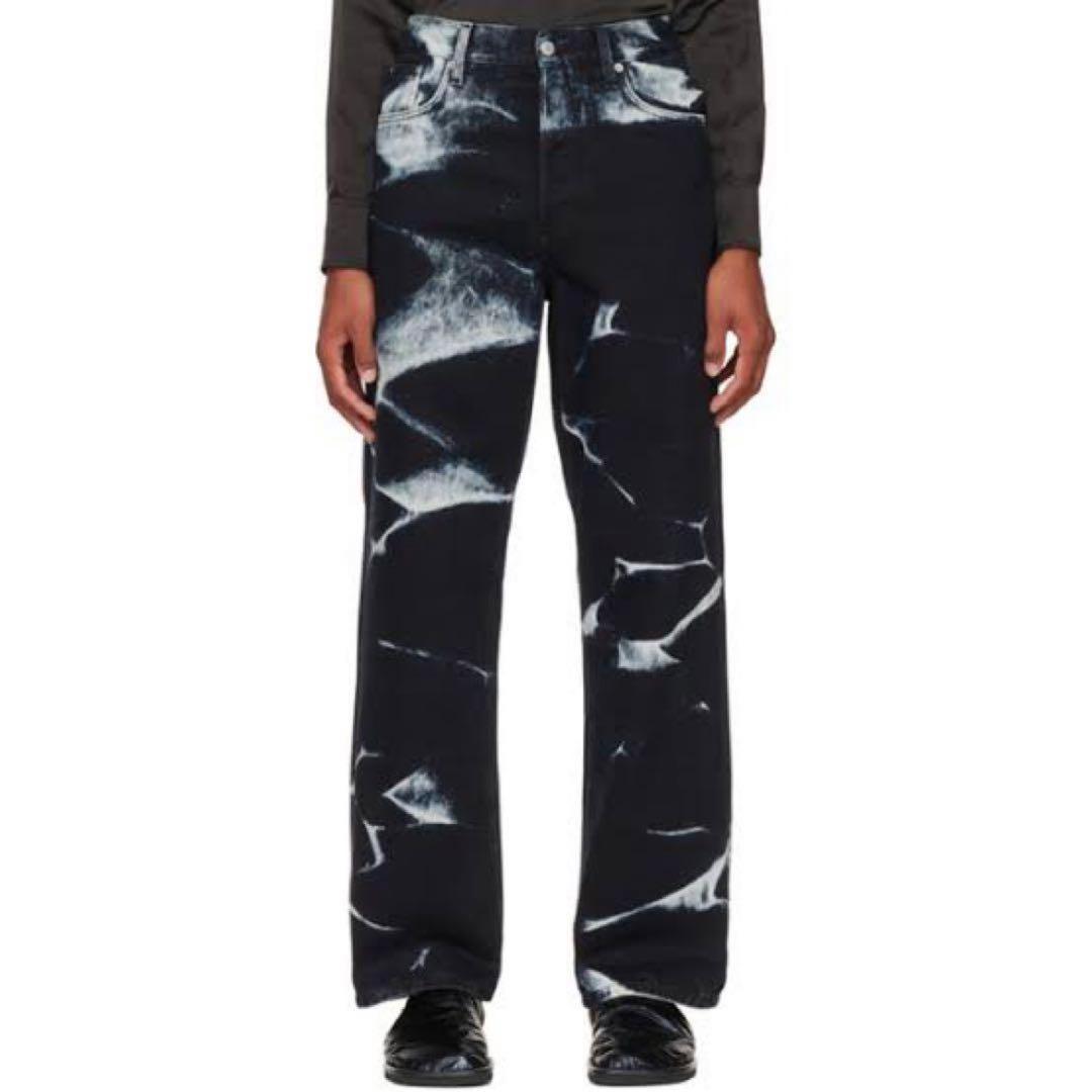 dries van noten 22aw bleach denim