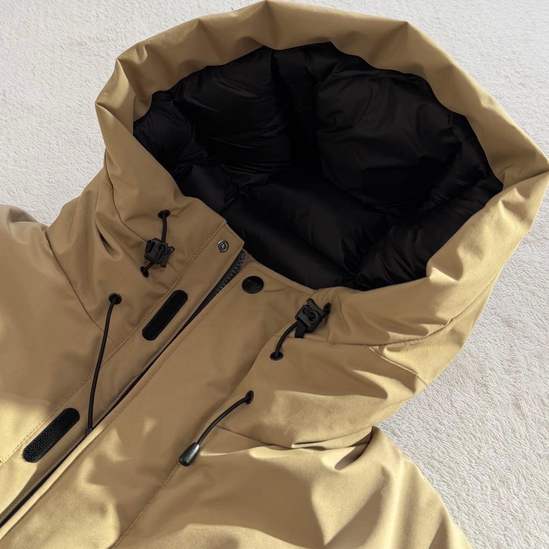 CAMP7 ダウンジャケット SympaTex ベージュ ワッペン Lサイズ - メルカリ