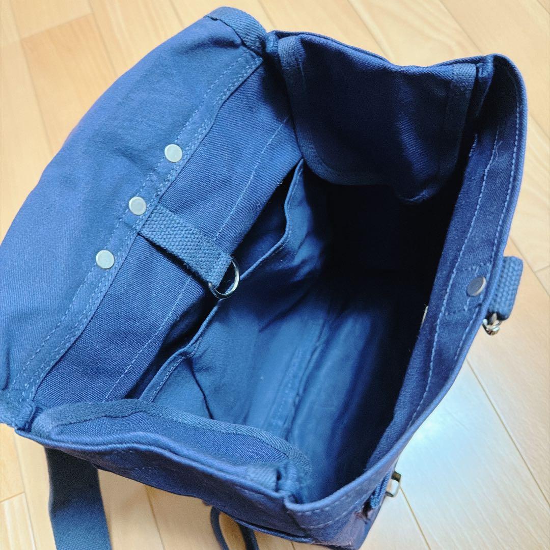 【新品未使用】一澤帆布製 リュックサック ネイビー 京都老舗帆布 日本製