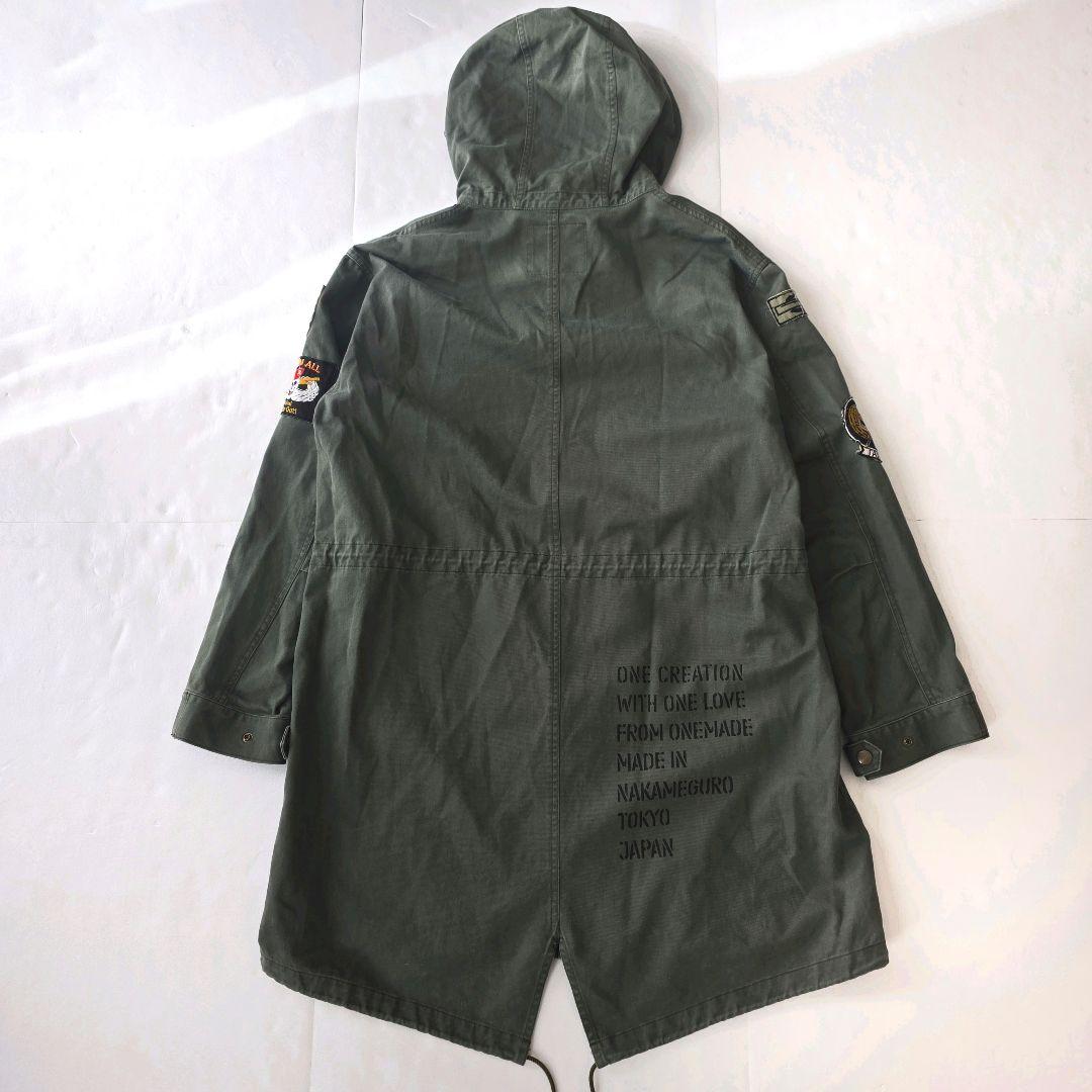 ONEMADE ワンメイド モッズコート ベトナムワッペン ハンドメイド XL