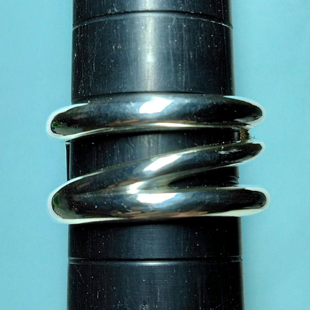 ティファニーダイアゴナルリング 13号　新品仕上げ　無傷未使用に近い