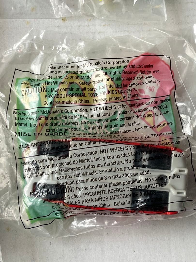 マクドナルド 米国 ハッピーセット 2000年 ホットウィール 全16個