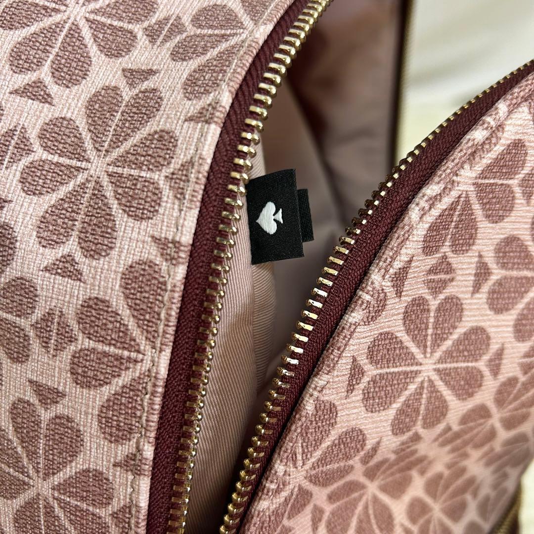 新品未使用タグ付き　kate spade newyork リュック　フラワー　革