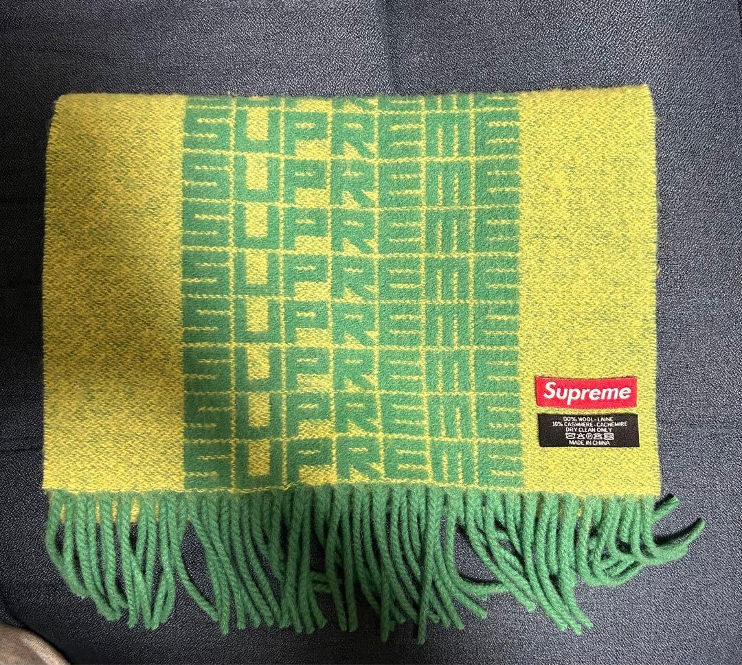 supreme logo repeat scarf シュプリーム マフラー クラシック