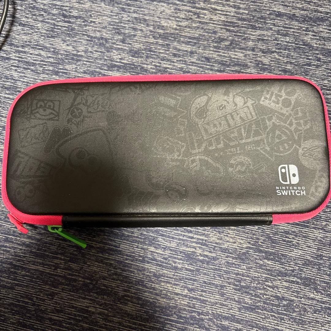 Switch 本体 青とオレンジのジョイコン Switch入れ物