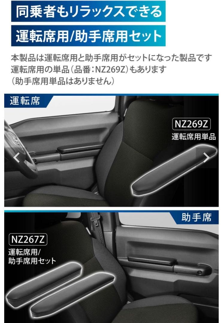 【ジュウナンザイ様 ご購入専用】ジムニー ドアアームレスト 運転席・助手席セット