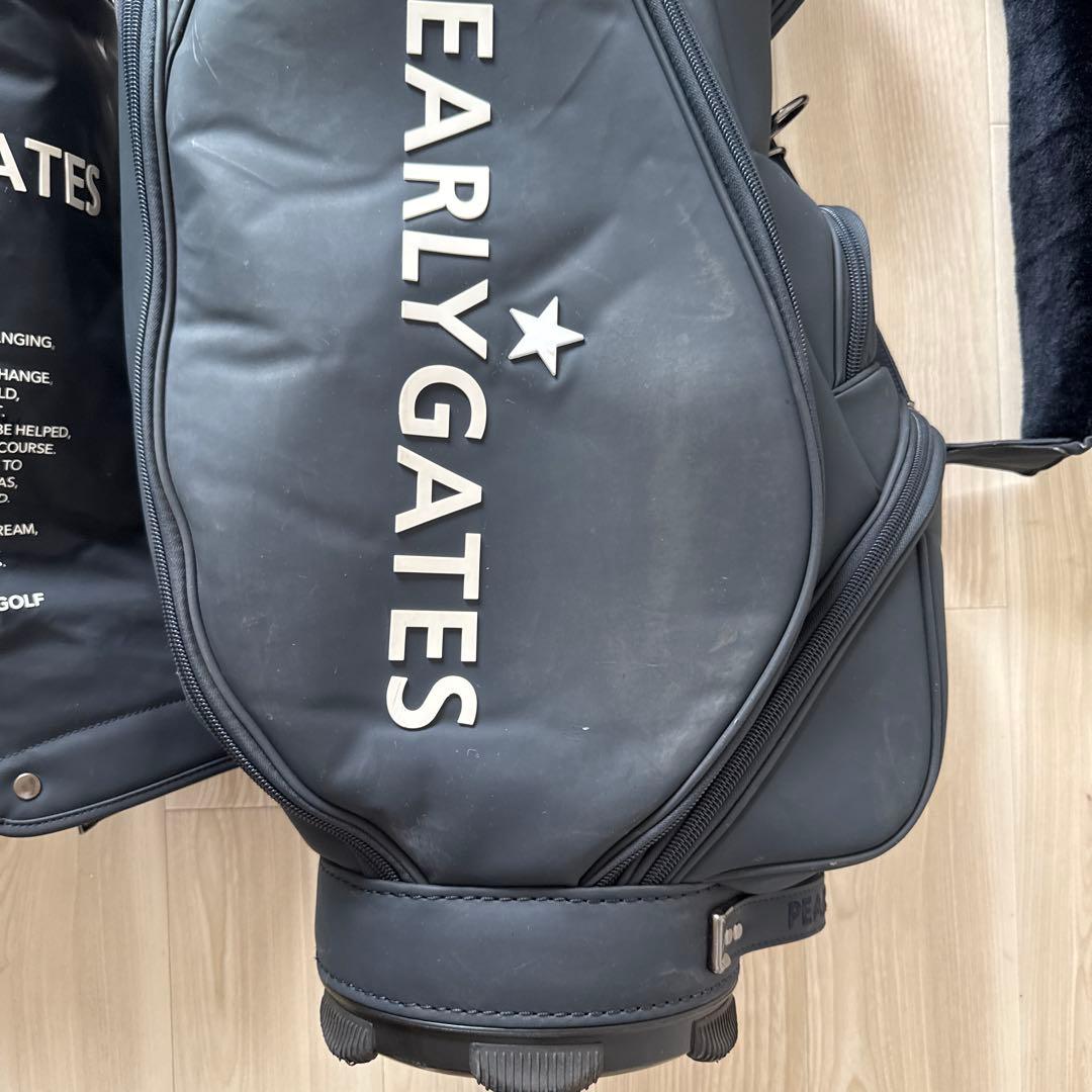 パーリーゲイツ キャディバッグ トーナメントモデル 黒 ブラック