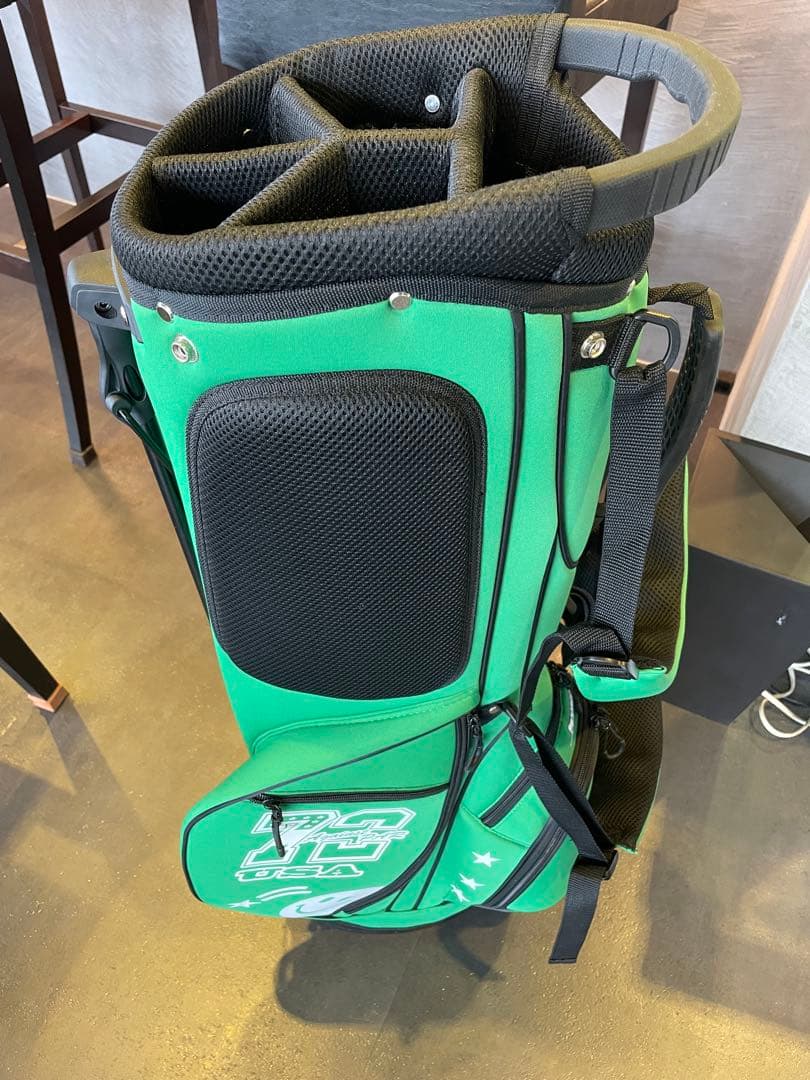 BLUE TEE GOLF グリーンキャディバッグ