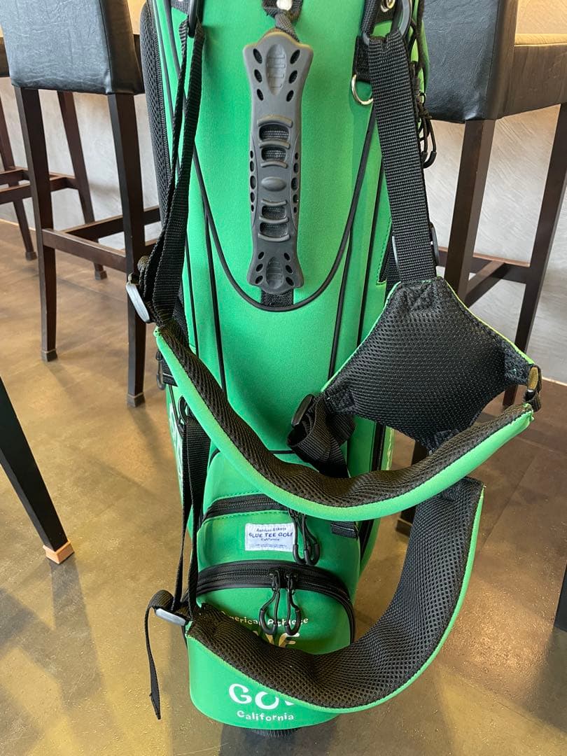 BLUE TEE GOLF グリーンキャディバッグ