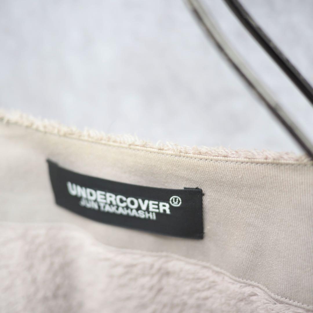 UNDERCOVER｜21SS ノーカラーパイルジャケット（グレージュ・2