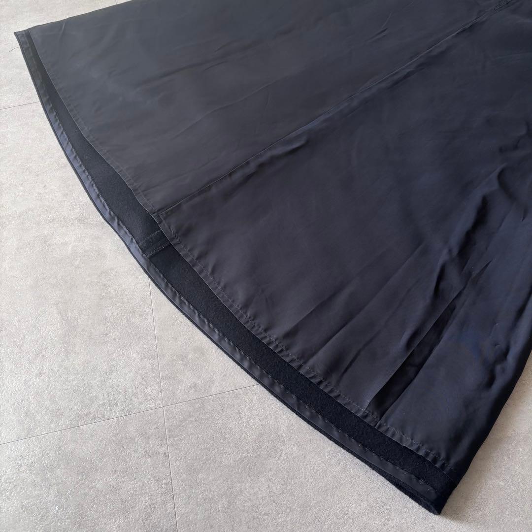 美品 EVERY DAY I LIKE フレアスカート カシミヤ ネイビー 36 - メルカリ