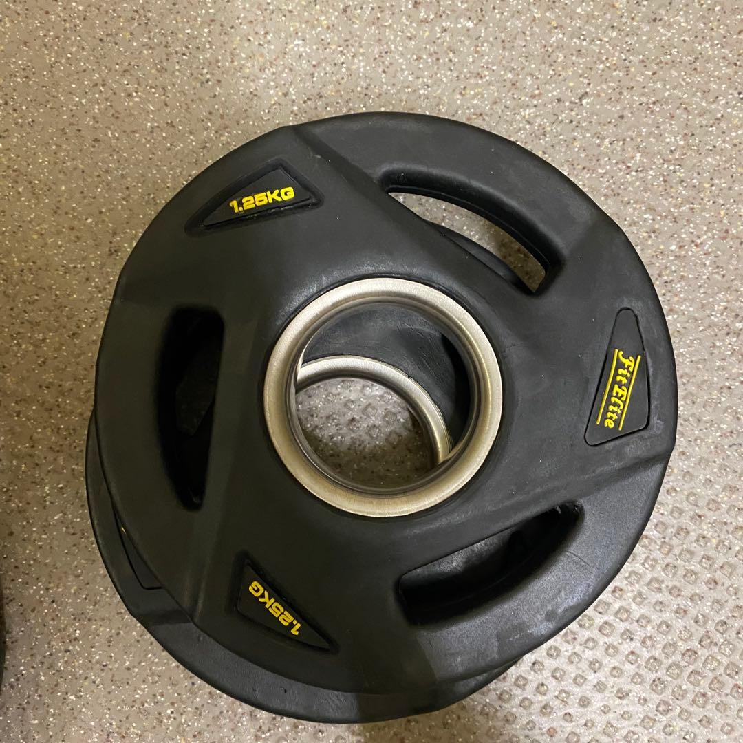 FitElite オリンピックバーベルセット　EZバー/Wシャフト　①