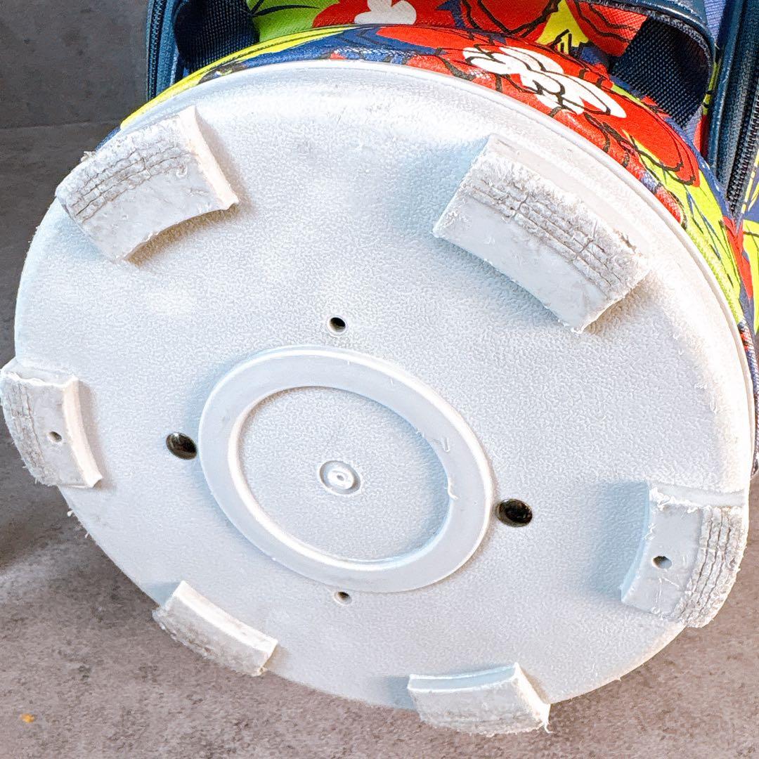 【希少】Callawayキャロウェイ　キャディバッグ　花柄　トロピカル　合成皮革