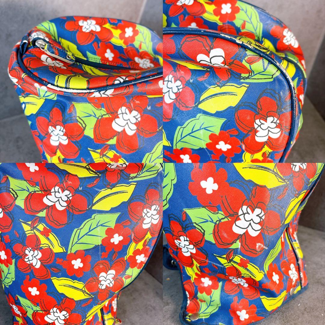 【希少】Callawayキャロウェイ　キャディバッグ　花柄　トロピカル　合成皮革