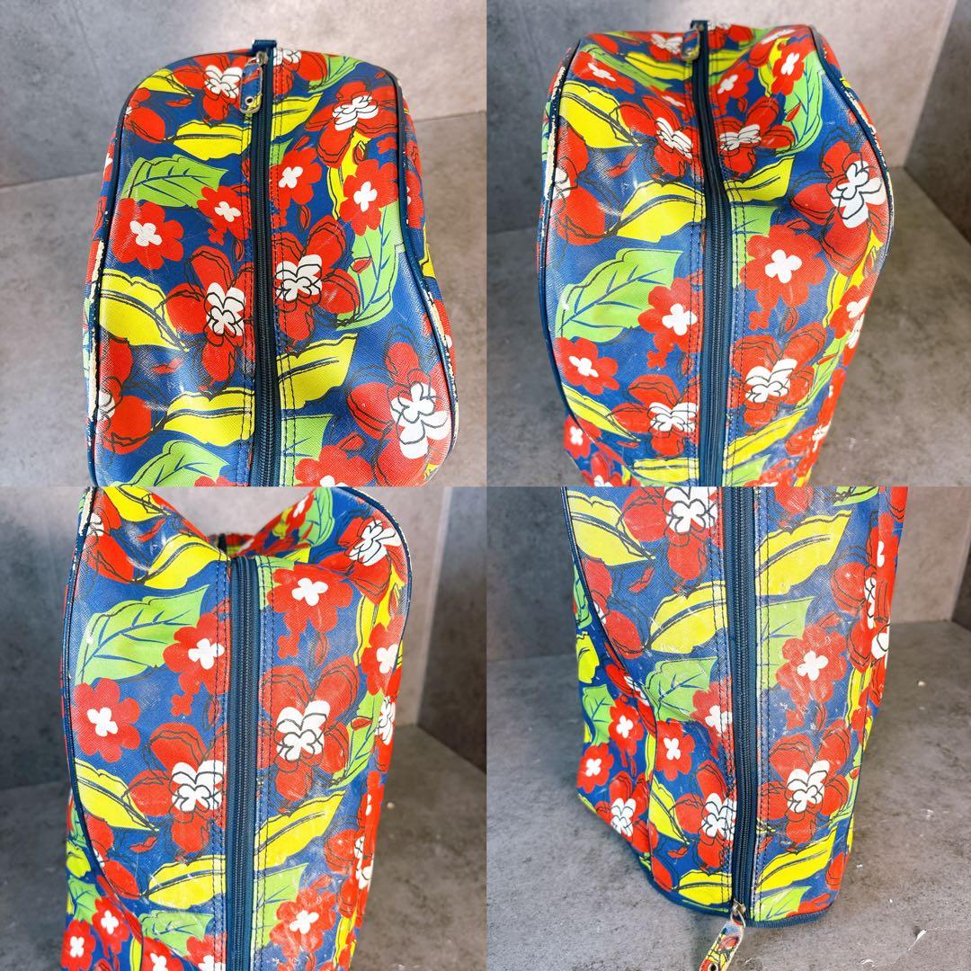 【希少】Callawayキャロウェイ　キャディバッグ　花柄　トロピカル　合成皮革