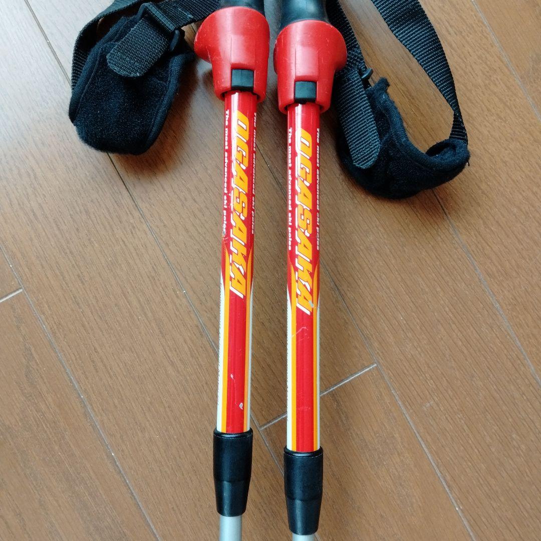 オガサカスキー伸縮ポール 100〜120cm調整可能