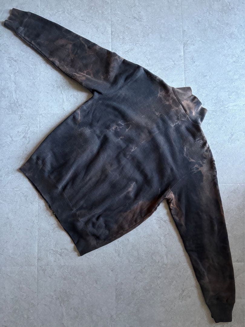 00s carhartt トラックジャケット オーバーダイ ブラックブラウン