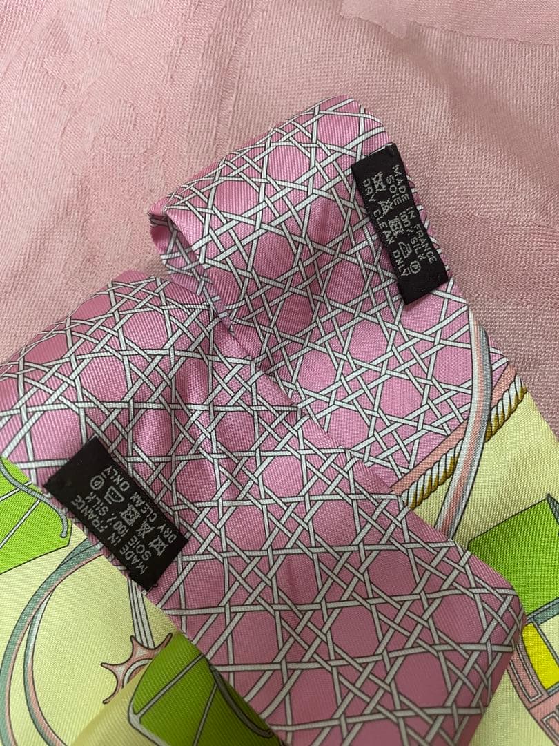 【2本】2024秋冬 エルメス リボン ツイリー スカーフ セット バーキン